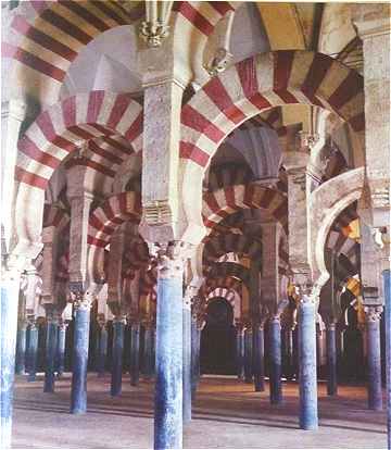 Intrieur de la Mosque de Cordoue