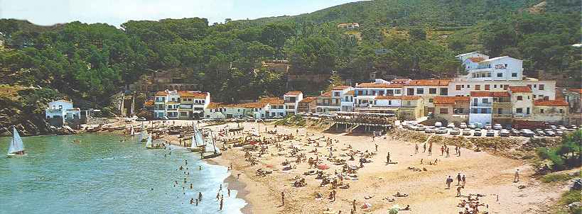 La station balnaire de Riera sur la Costa Brava