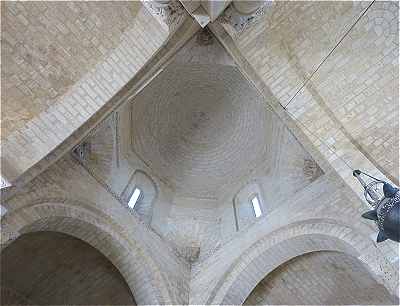 Coupole sur trompes au-dessus de la croise du transept de l'glise Saint Martin de Fromista