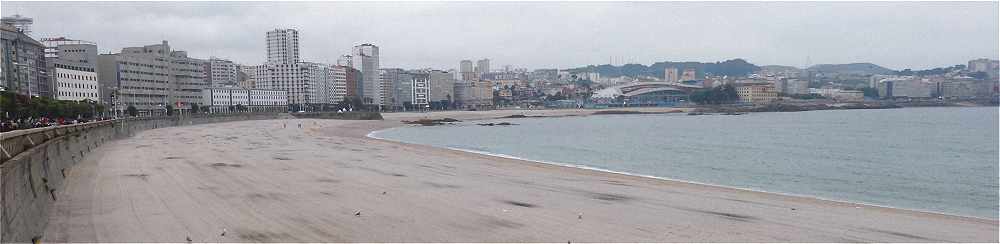 La Playa de Riazor  La Corogne