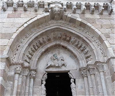 Portail Ouest de l'église de Santiago à La Corogne