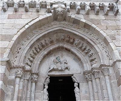 Portail Ouest de l'glise de Santiago  La Corogne