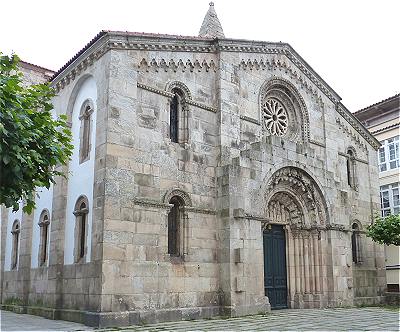 Faade de l'glise Santa Maria del Campo  la Corogne