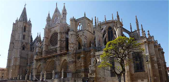 Ct Sud de la Cathdrale de Leon