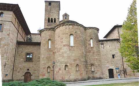 Chevet de l'glise du Monastre San Salvador de Leyre