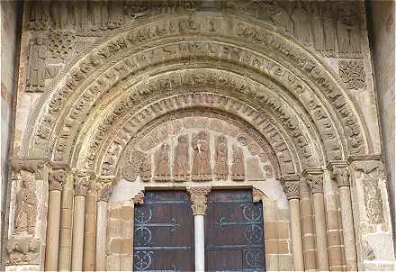 Porta Speciosa : Portail occidental de l'glise du Monastre San Salvador de Leyre