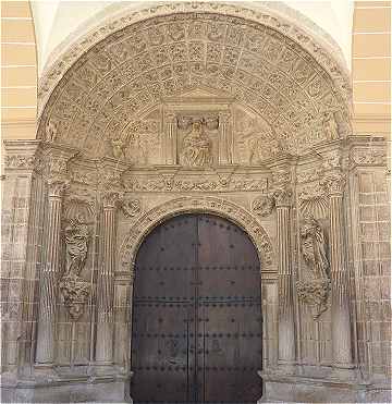 Portail de l'glise de la Asuncion de Los Arcos