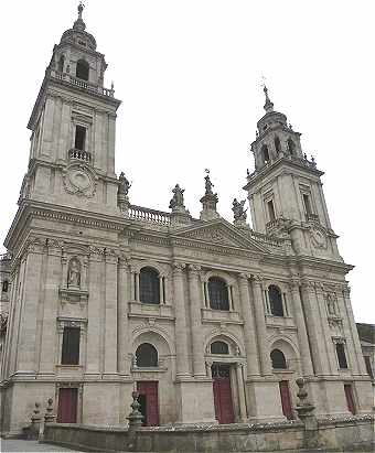 Faade de la Cathdrale de Lugo