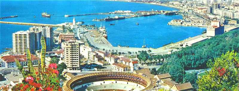 Panorama sur Malaga