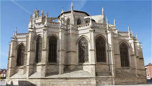 Chevet Gothique de la cathdrale de Palencia