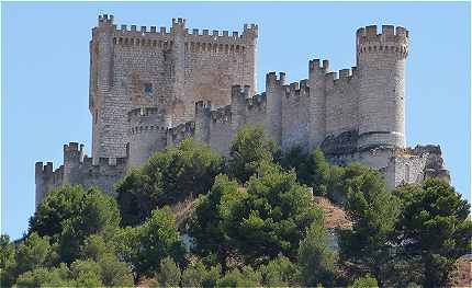 Chteau de Penafiel vu du ct Ouest