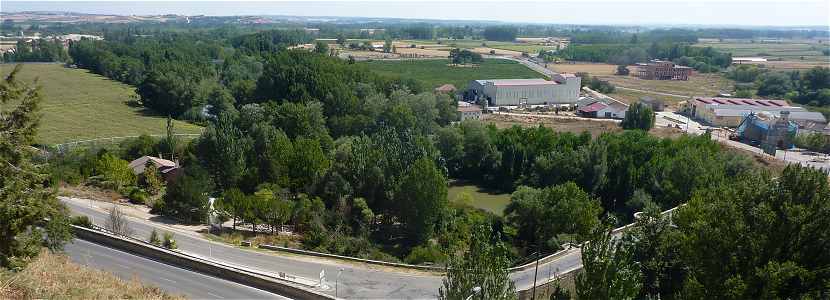 Panorama sur la valle du Duero  Roa de Duero