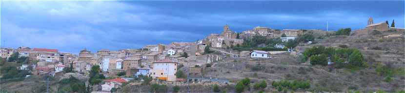 Panorama sur San Martin de Unx