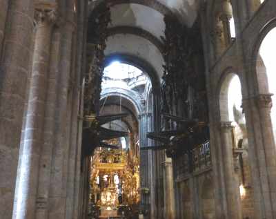 Nef et Choeur de la Cathdrale de Saint Jacques de Compostelle