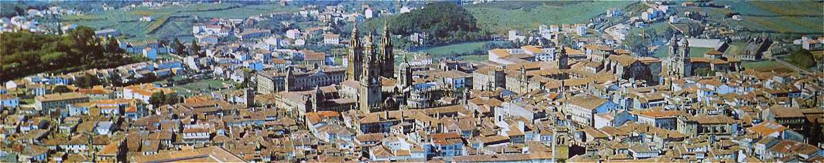 Panorama sur Saint Jacques de Compostelle