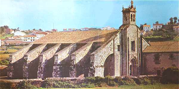 La Collégiale Santa Maria la Real do Sar à Saint Jacques de Compostelle