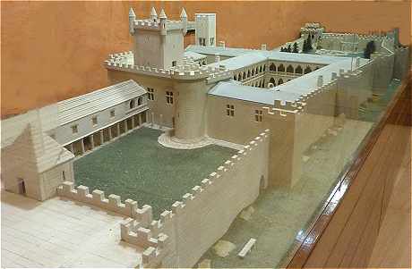 Maquette de l'ancien Palacio Real de Tafalla