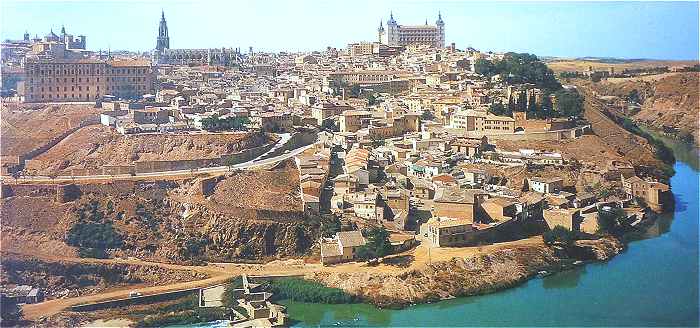 Panorama sur Tolde et le Tage