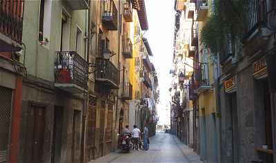 Une rue du centre ancien de Tolosa