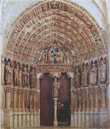 Le Portail de la Collégiale Santa Maria la Mayor de Toro