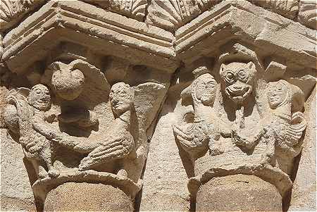 Sculpture de l'église Santa Maria Magdalena à Zamora