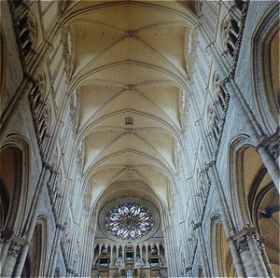 La nef de la cathdrale Notre-Dame d'Amiens