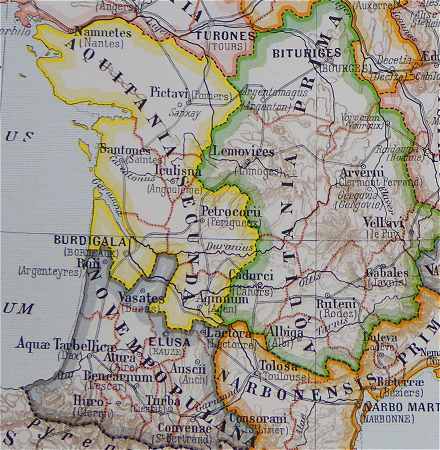 Les Provinces d'Aquitaine au IVème siècle