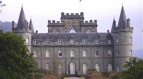 Chateau d'Invereray en Ecosse