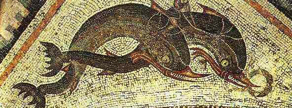 Dlos: Mosaque de la maison des Dauphins