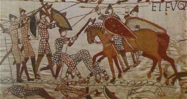 Tapisserie de Bayeux: la victoire de Guillaume le Conqurant  Hastings