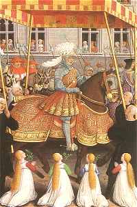 Louis XII arrive  Gnes en 1507