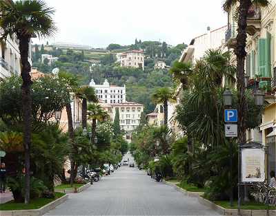 Vue du centre ville de Bordighera