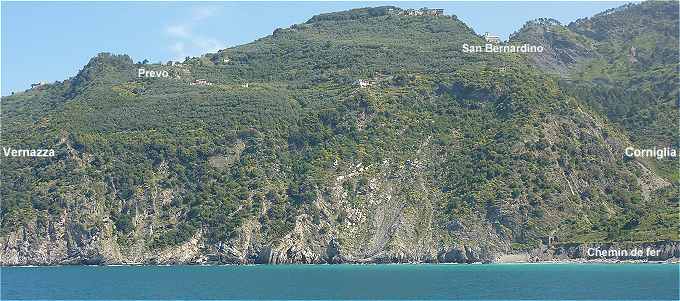 Parcours de Corniglia  Vernazza