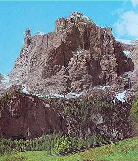 Dolomites: Groupe de Sella, les Dents du Midi