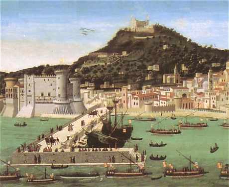 Le Port de Naples au Moyen-Age