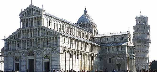 Le Duomo (Cathdrale de Pise) et la Tour penche