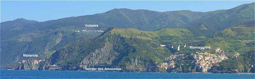 Le Sentier des Amoureux entre Riomaggiore et Manarola