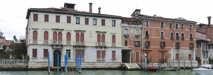Venise: vue du Grand Canal, Palazzo Tecchio Mamoli et Ca' Del Duca
