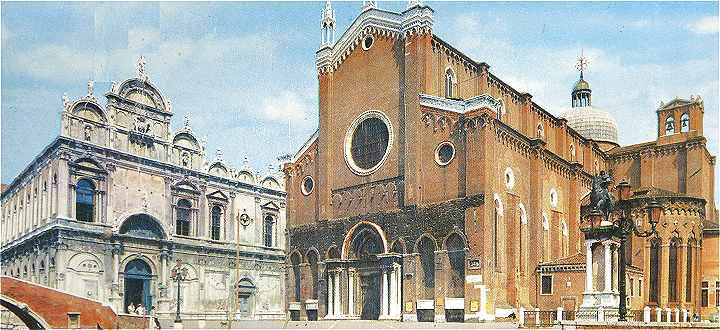 La scuola di San Marco et l'église Santi Giovanni e Paolo à Venise