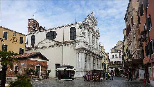 Venise: église Santa Maria del Giglio