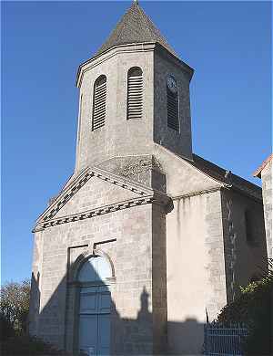 Faade de l'glise Saint Sylvain d'Ahun