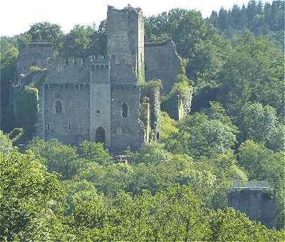 Ruines du chteau mdival de Chalucet