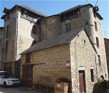 Restes de l'ancien chteau d'Eymoutiers