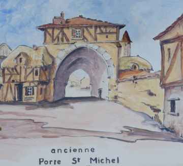 Porte Saint Michel  Solignac