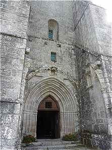 Faade de l'glise de Saint Angel