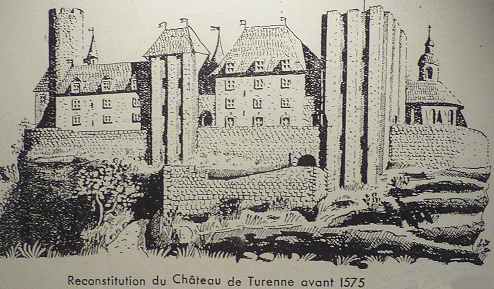 Chateau de Turenne avant 1575