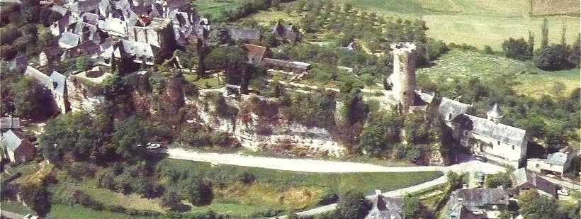 Panorama sur le chteau de Turenne