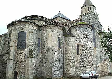 Chevet de l'glise d'Uzerche