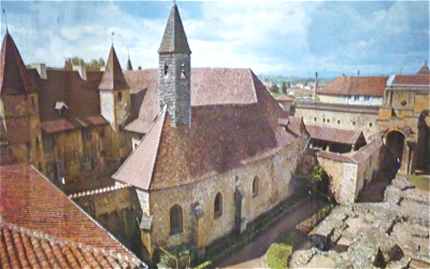 Vue d'une partie de l'Abbaye de Charlieu