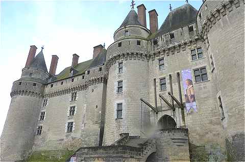 Chateau de Langeais vu du ct Est